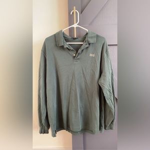 Quarter button down collard shirt